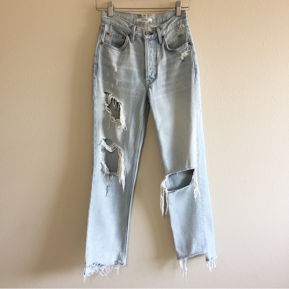 GRLFRND Denim - GRLFRND Helena High-Rise Straight Jean